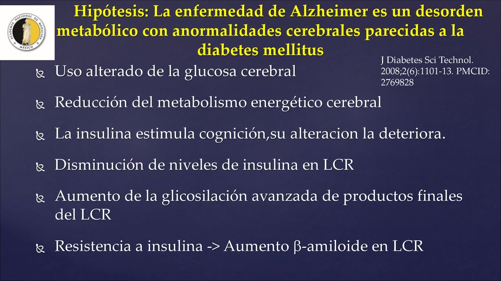 investigación de diabetes tipo 3 y alzheimer